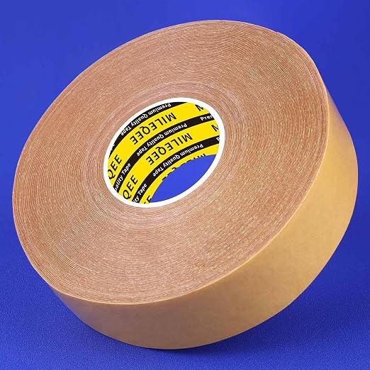 Double-Sided Tape Strong and Tough, 1in x 66FT, Durable Duct Cloth Carpet Rugs by MILEQEE