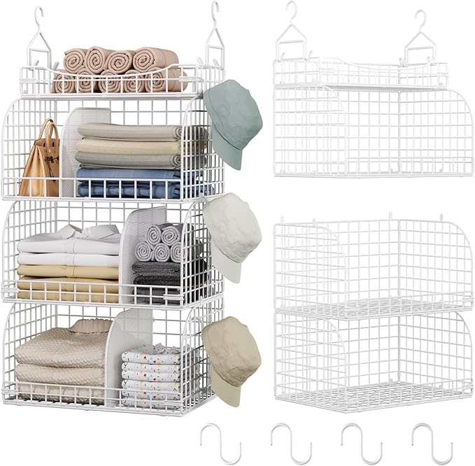 HapiRm Hanging Closet Organizer Storage by HapiRm