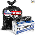 ToughBag 55 Gallon Trash Bags, 55-60 Gallon Trash Bags Heavy Duty by ToughBag