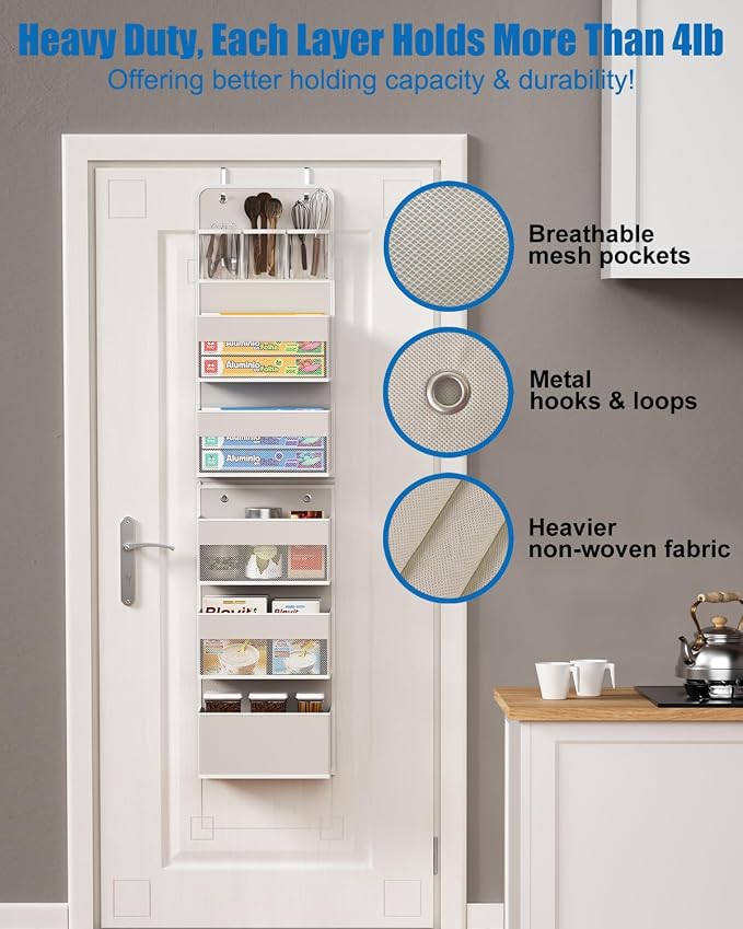 Closet Organizers and Storage, Over The Door Organizer, 6 Shelf Camper Storage - Image 7