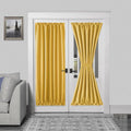 DWCN French Door Curtains – Rod Pocket Thermal Blackout Curtain by DWCN