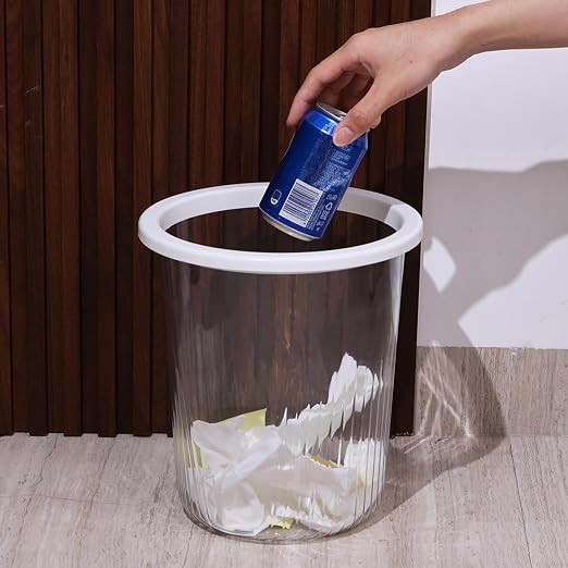 4-Pack Waste Basket Plastic, Small Plastic Garbage Can, 4 Gallon - Image 4