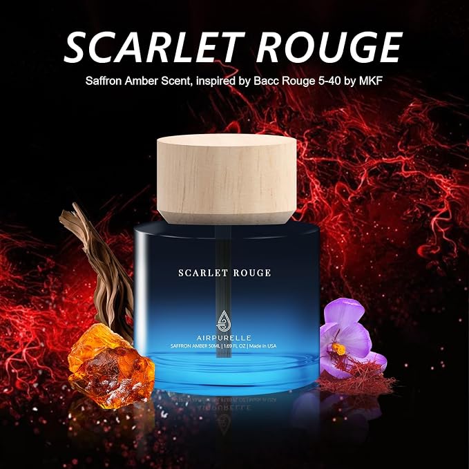 Car Air Freshener for Men & Women – Long-Lasting Saffron Amber Essential Oil - Image 3