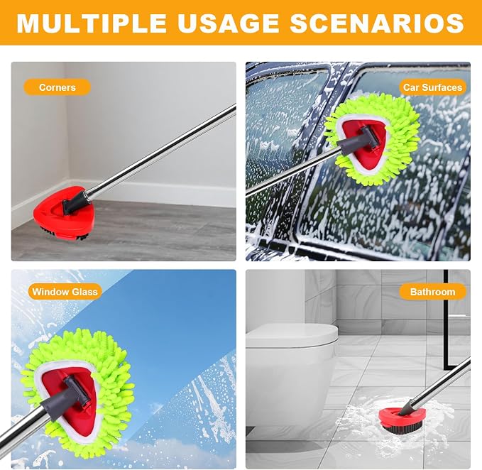 Mop Heads Replacements for OCedar RinseClean 2 Tank Spin Mop System, Mop - Image 5