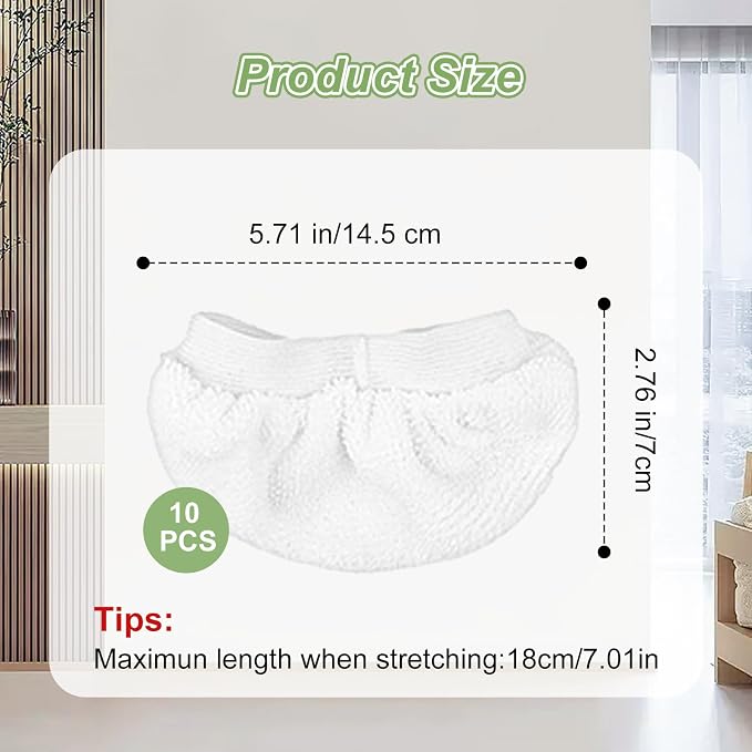 10Pack Microfiber Cloths for Handheld Steam Cleaner Compatible - Image 3