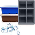 Silicone Ice Cube Trays 3 Pack by Excnorm