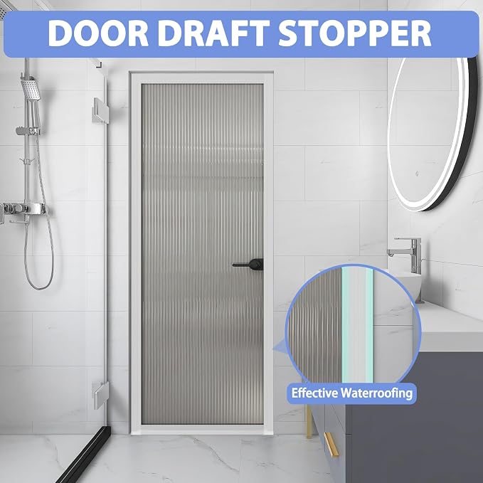 Weather Stripping Door Draft Stopper Flexible Self Adhesive Silicone Door Seal - Image 5