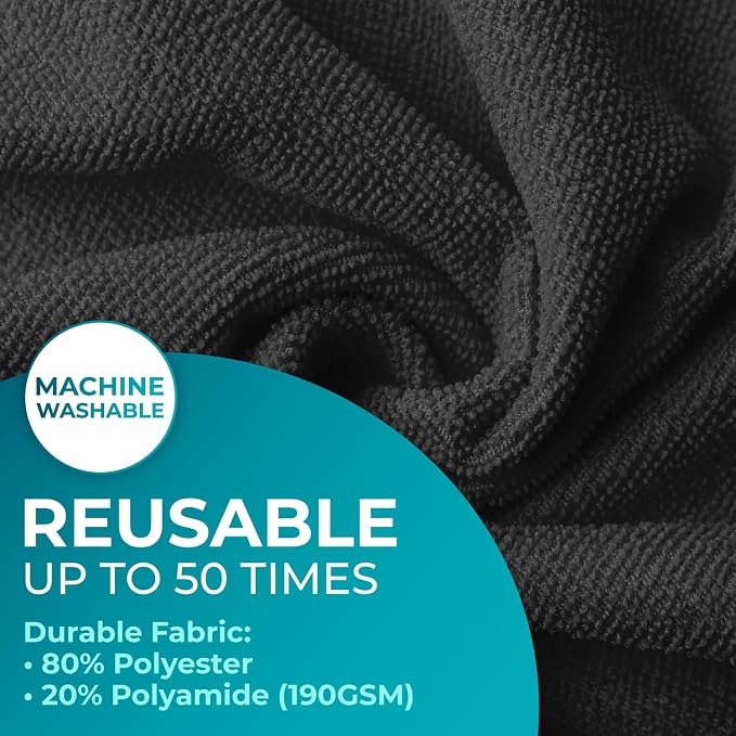 200 Pack Microfiber Cleaning Cloth Roll - Image 4