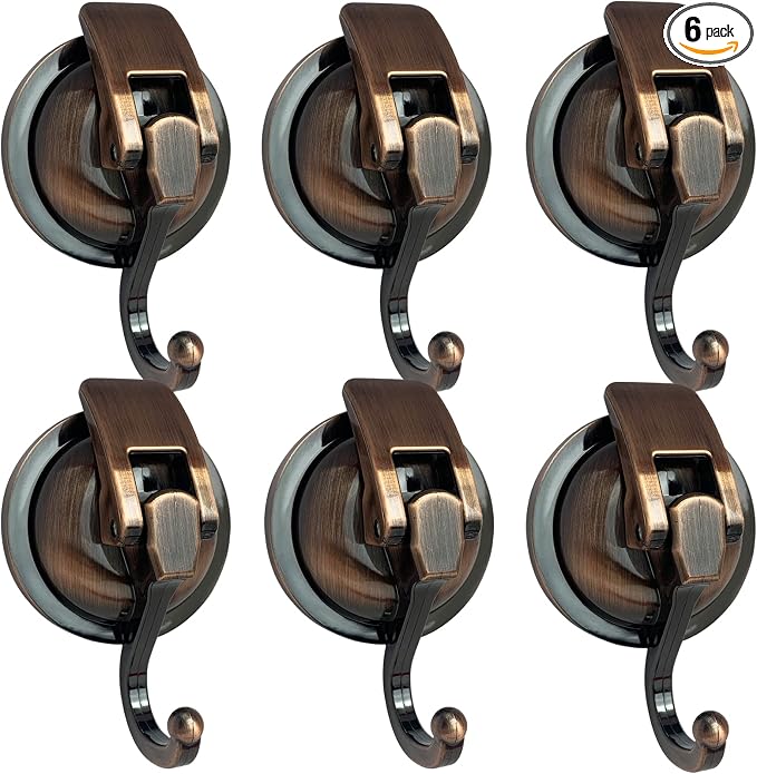Heavy Duty Vacuum Suction Shower Hooks by YSSILADI