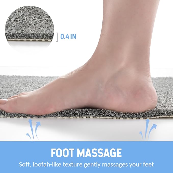 Non Slip Bathtub Mat, Anti Slip Shower Mat, Quick Drying Bath Tub Mats - Image 5