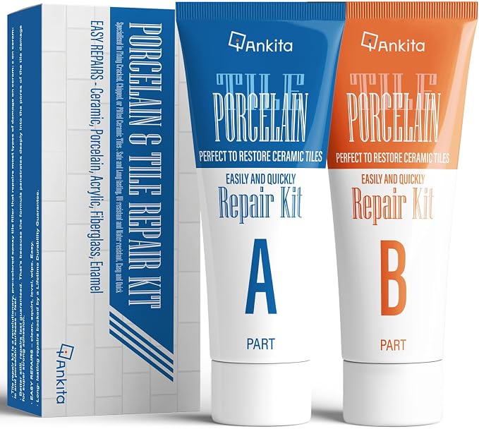 Porcelain Repair Kit White, High-Gloss Chipped Sink & Tile Repair Kit to by Ankita