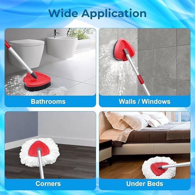 2 Pack Spin Mop Heads Replacement Compatible - Image 7