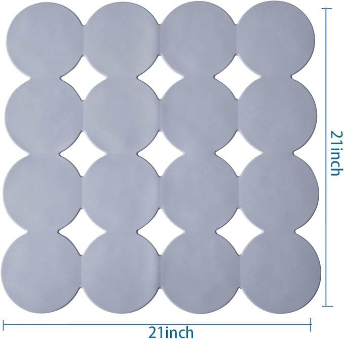 Square Shower Mat Nonslip - Image 2