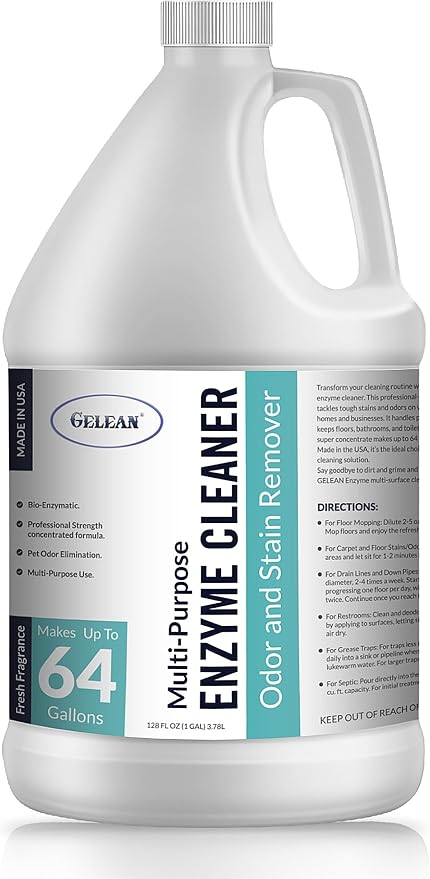Multi-Purpose Probiotic Enzyme Cleaner, Made in USA by GELEANhighqualityproduct