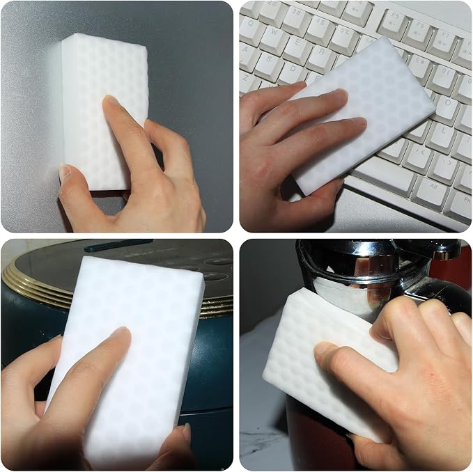 Sponge Eraser 50 Pack 2X Density and Long Lasting Melamine Sponges - Image 4