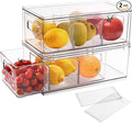 shopwithgreen Refrigerator Organizer Bins by Shopwithgreen