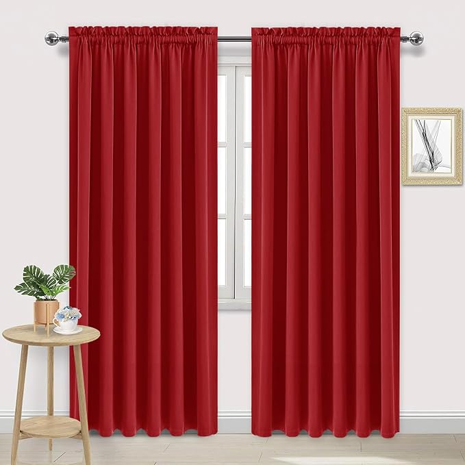 DWCN Blackout Curtains for Living Room Thermal Insulated, Energy Saving & Noise by DWCN