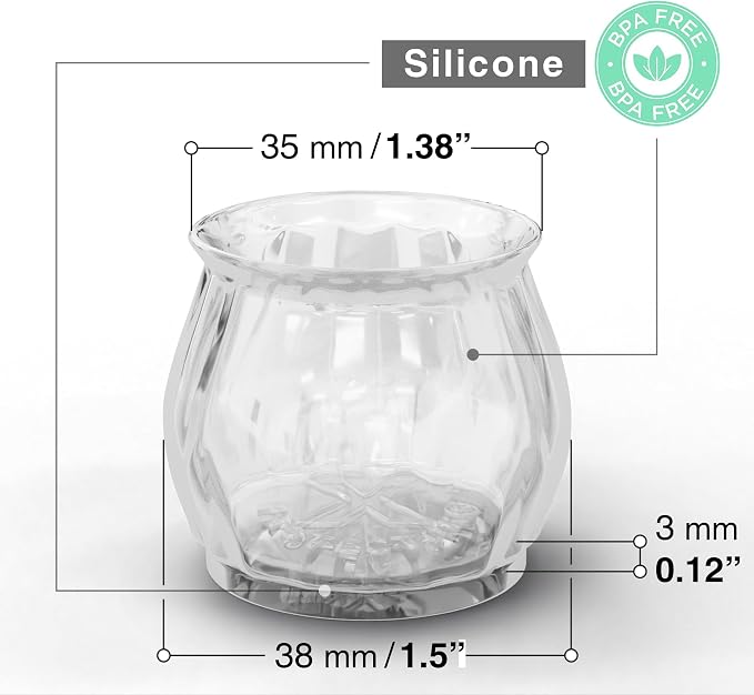 X-Protector Silicone Chair Leg Floor Protectors - Image 5