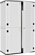 ZZM Large 67 Cu.ft Waterproof Storage Shed, Outdoor Storage Cabinet，Durable by ZZM