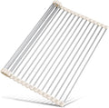Tomorotec 17.7" x 15.5" Roll Up Dish Drying Rack Over Sink Drying Rack Sink by Tomorotec