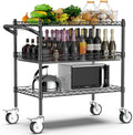 Leteuke 3 Tier Rolling Carts by Leteuke