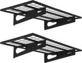 2-Pack 1.5x3FT Garage Shelving 17.7-inch-by-35.8-inch Wall Shelf Garage Storage by SoyweyDirect