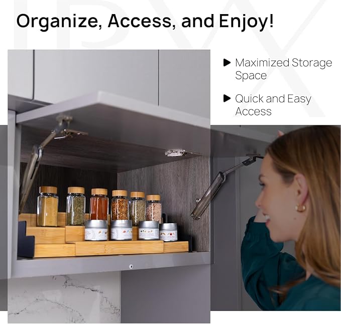 Ibyx Premium 3-Tier Spice Rack Organizer - Image 4