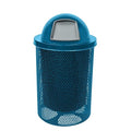 COATEDOUTDOORFURNITURE RDT-P-LBL Heavy Duty Round Trash Receptacle by CoatedOutdoorFurniture