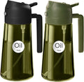 YARRAMATE 2Pcs 16oz/470ml Dark Green Oil Sprayer by YARRAMATE
