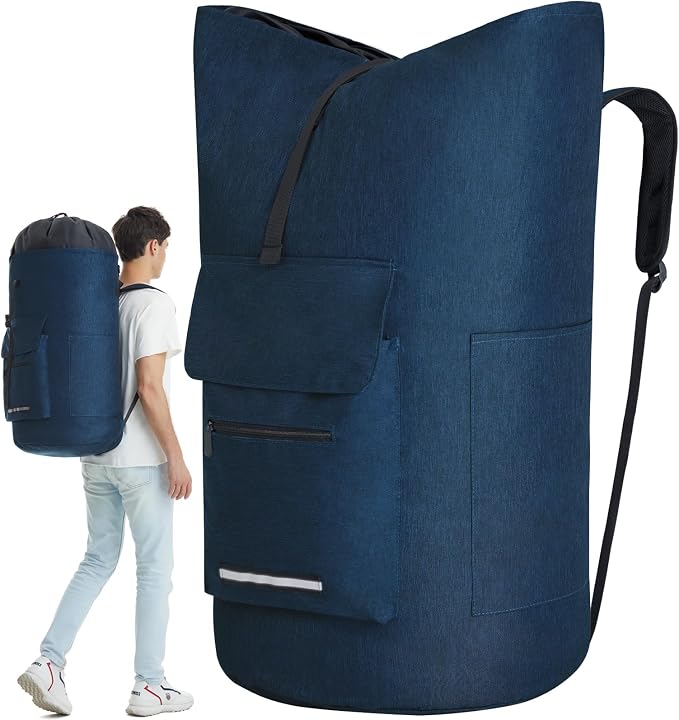 Laundry Backpack Heavy Duty, 115L Extra Large Laundry Bag by QUOVEXA-SimplifyYourDay