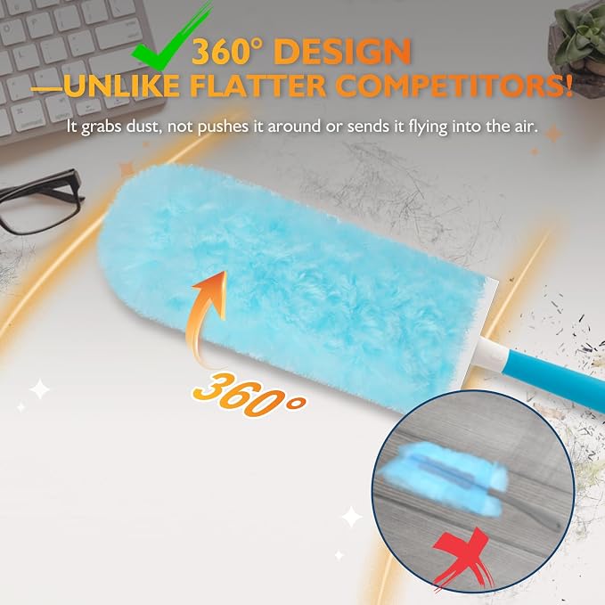 60ct 360° Heavy Duty Duster Refills Kit - Image 4