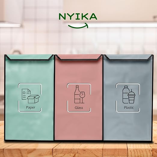 NYIKA - Recycling Organizer - Reusable Recycling Bags - Recycling Sorter - - Image 7