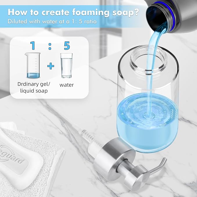 Thick Glass Soap Dispenser - Image 3