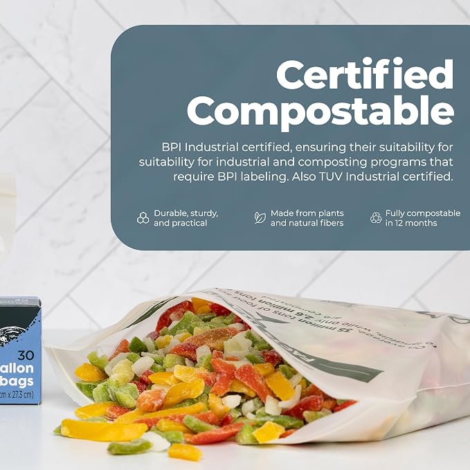 Matter Compostable Gallon Freezer Bags - Image 5