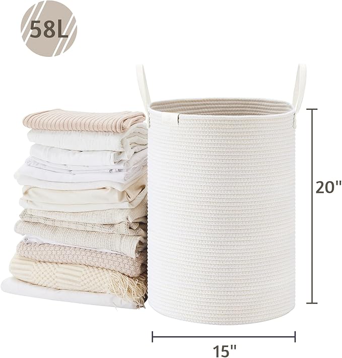 VIPOSCO Tall Laundry Basket, Large Dirty Clothes Hamper - Image 5