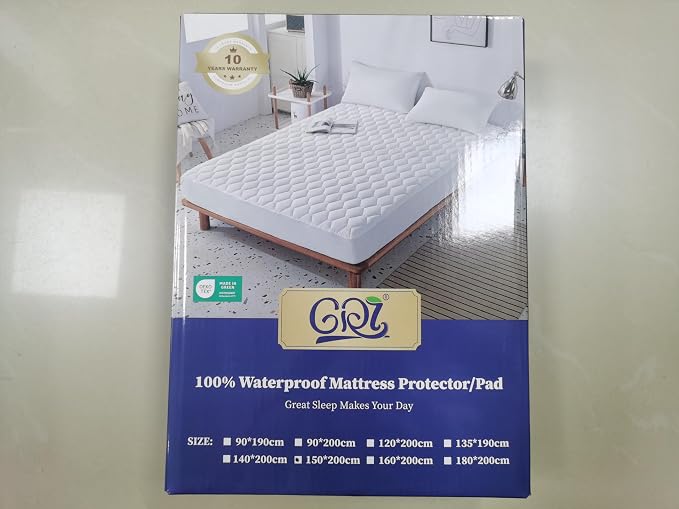 GRT California King Mattress Protector Waterproof, 100% Waterproof Quilted - Image 8