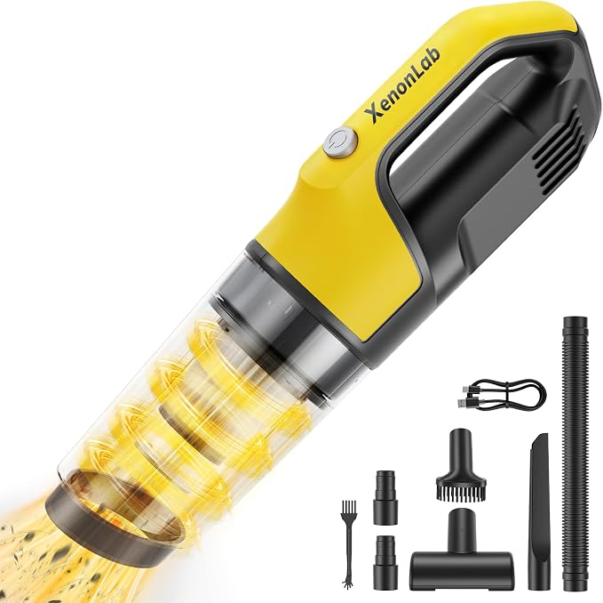 Handheld Vacuum Cordless 1.1 Pounds Car Vac 10000PA Hand Held Vacuums 4-in-1 by Unknown