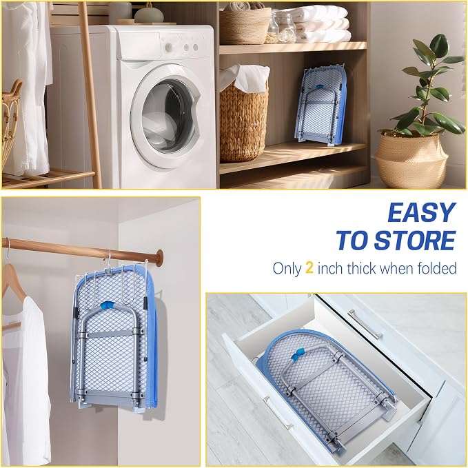 Tabletop Ironing Board with Iron Rest, Portable Small Iron Board Foldable - Image 5