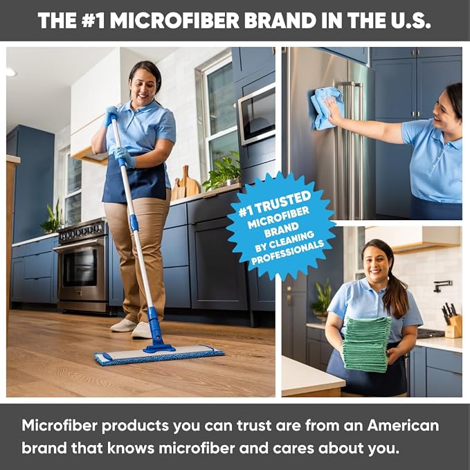 Microfiber Wholesale 24 inch Microfiber Mop Pads - Image 8