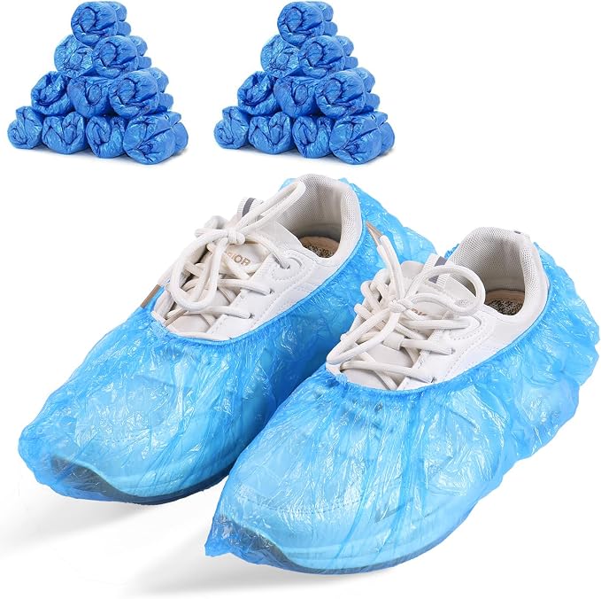 200 Pcs Shoe Covers Disposable Non Slip, Waterproof Shoe Covers Disposable by SimplifyLifewithLYSHIYIS