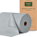 Roll of Microfiber Cleaning Cloth –100 Pack, Tear Away Microfiber Towels by CHAUNCEYHOME
