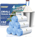 150 Count 4 Gallon Trash Bags Drawstring by TFORING%C2%AE