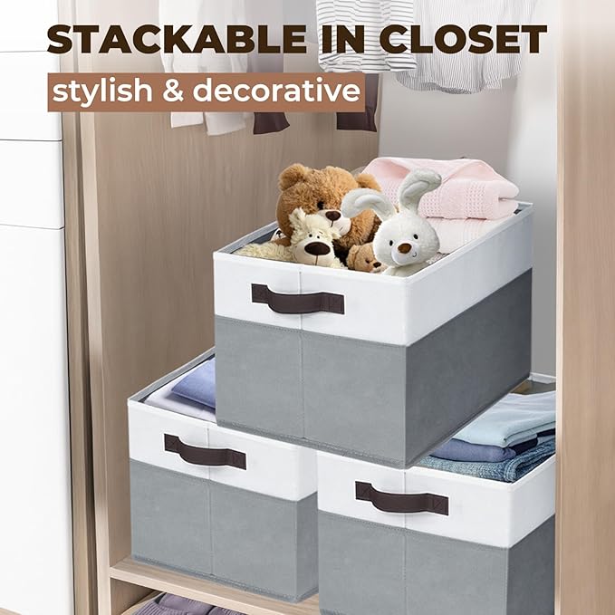 Criusia Extra Large Storage Bins 4 Pack - Image 4