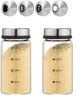 2 Piece 4-Neck Glass Seasoning Shakers by Flealut