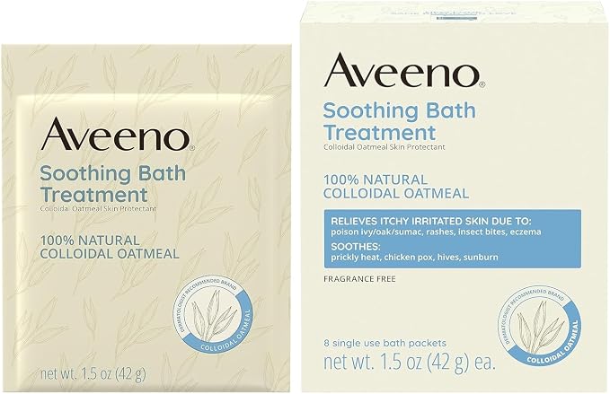 Aveeno Fragrance Free Soothing Bath Treatment, 100% Natural Colloidal Oatmeal - Image 3