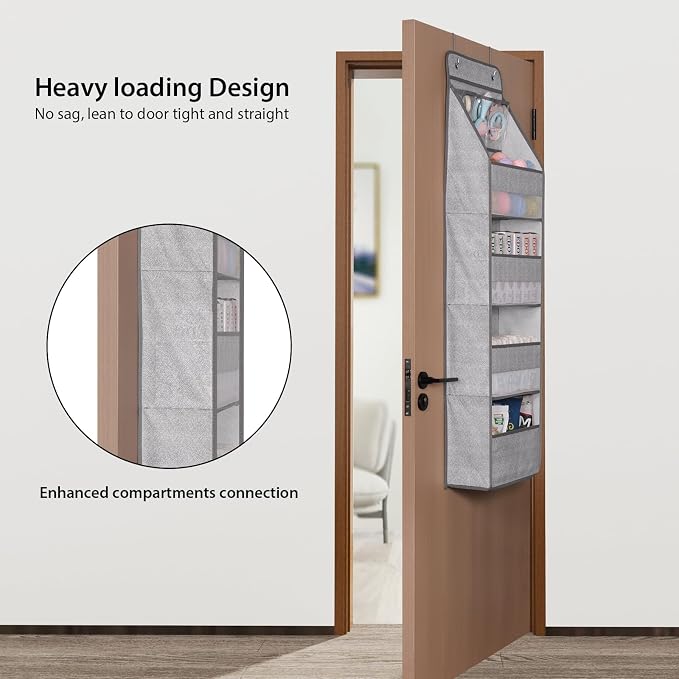Univivi 5-Shelf Door Storage Over Door Hanging Organizer - Image 2