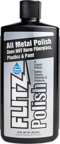 Flitz Multi Purpose Metal Polish Liquid - 16oz Bottle of USA-Made Tarnish by FlitzInternationalLTD