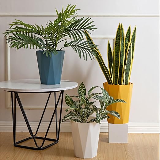 Small Bathroom Trash Can 2 Pack Garbage Can 1.8 Gallon Waste Basket - Image 3