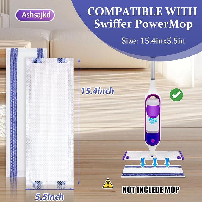 30 Pack Disposable Power Mop Refills Compatible - Image 2