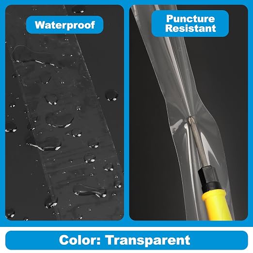 Transparent Weatherproof Seal Tape 2" x 30 Yards, High Strength Waterproof - Image 3
